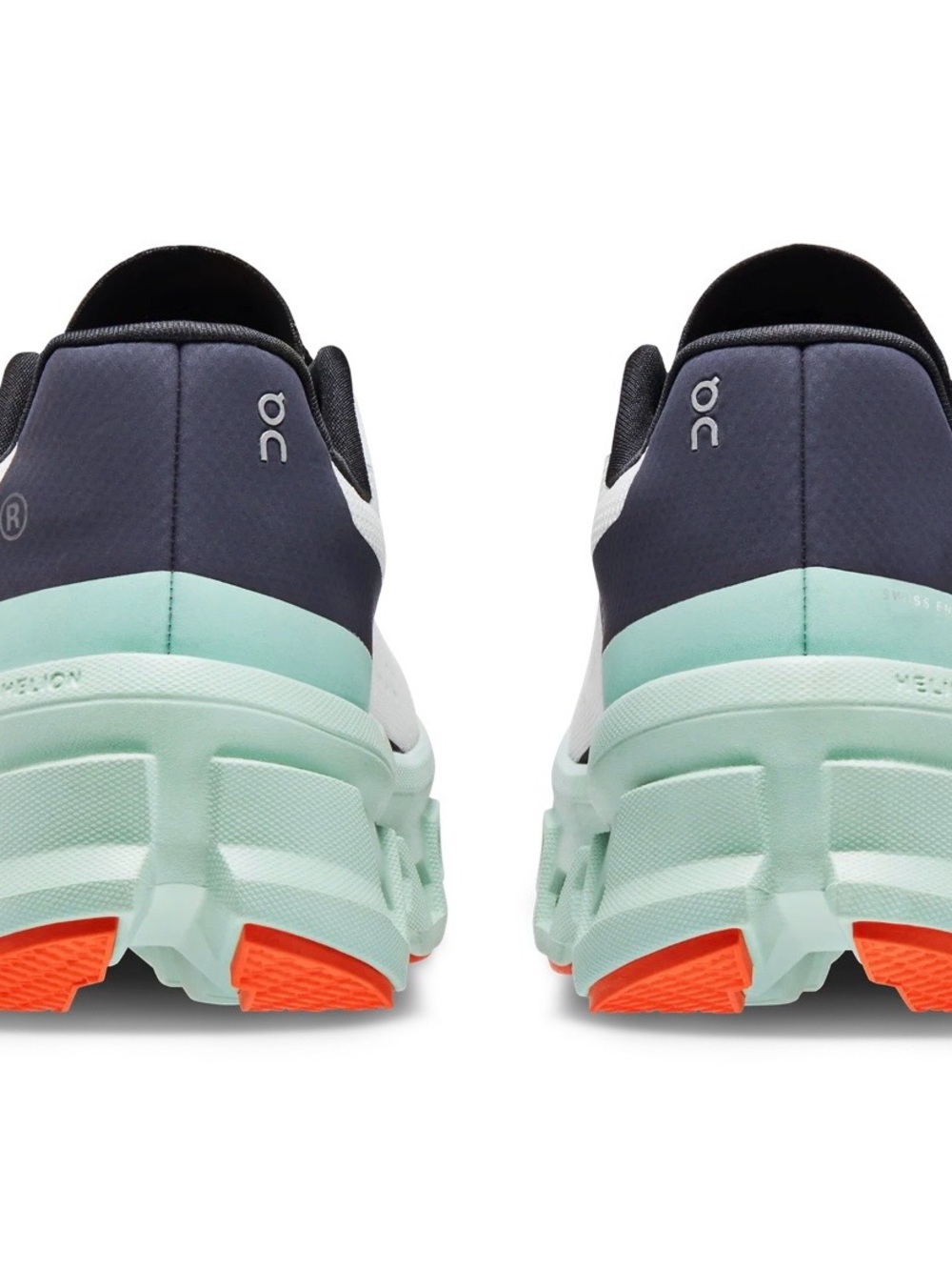 On Cloud Cloudmonster Women's Undyed White/Creek Women’s Running Athletic Shoes - Picture 6 of 9